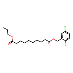 Sebacic acid, 2,5-dichlorobenzyl propyl ester