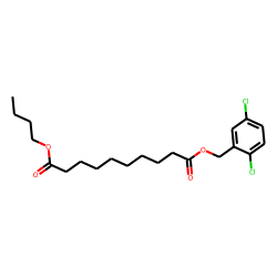 Sebacic acid, butyl 2,5-dichlorobenzyl ester
