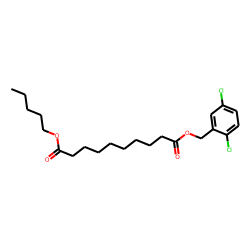 Sebacic acid, 2,5-dichlorobenzyl pentyl ester