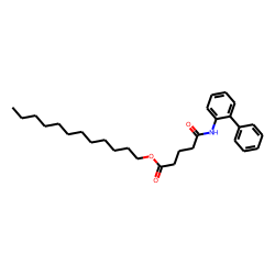 Glutaric acid, monoamide, N-(2-biphenyl)-, dodecyl ester