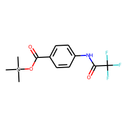 4-Aminobenzoic acid, N-trifluoroacetyl-, trimethylsilyl ester