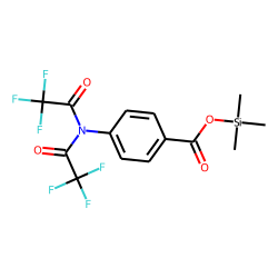 4-Aminobenzoic acid, N,N-bis(-trifluoroacetyl)-, trimethylsilyl ester