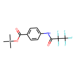 4-Aminobenzoic acid, N-pentafluoropropionyl-, trimethylsilyl ester