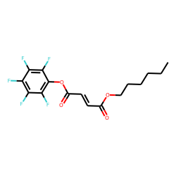 Fumaric acid, hexyl pentafluorophenyl ester