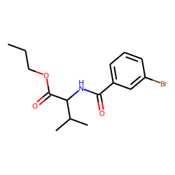 L-Valine, N-(3-bromobenzoyl)-, propyl ester