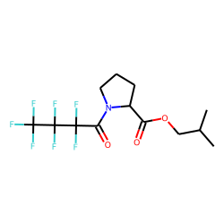 l-Proline, n-heptafluorobutyryl-, isobutyl ester