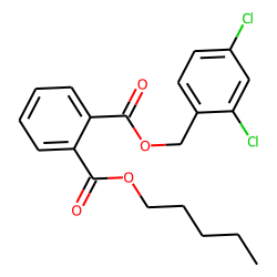 Phthalic acid, 2,4-dichlorobenzyl pentyl ester
