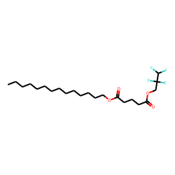 Glutaric acid, 2,2,3,3-tetrafluoropropyl tetradecyl ester