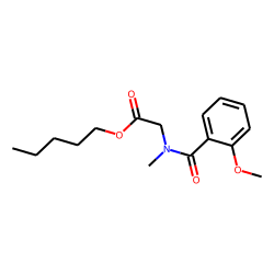 Sarcosine, N-(2-methoxybenzoyl)-, pentyl ester