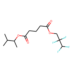 Glutaric acid, 2,2,3,3-tetrafluoropropyl 3-methylbut-2-yl ester