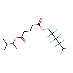 Glutaric acid, 2,2,3,3,4,4,5,5-octafluoropentyl 3-methylbut-2-yl ester
