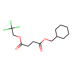 Succinic acid, cyclohexylmethyl 2,2,2-trichloroethyl ester