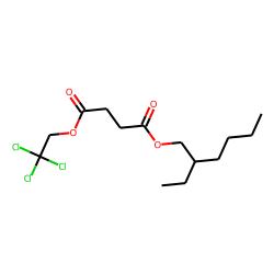 Succinic acid, 2-ethylhexyl 2,2,2-trichloroethyl ester