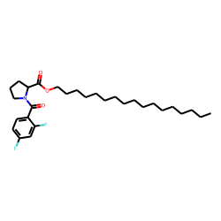 L-Proline, N-(2,4-difluorobenzoyl)-, heptadecyl ester