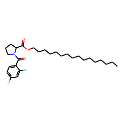 L-Proline, N-(2,4-difluorobenzoyl)-, hexadecyl ester