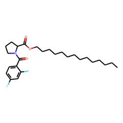 L-Proline, N-(2,4-difluorobenzoyl)-, tetradecyl ester