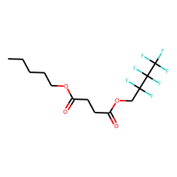 Succinic acid, 2,2,3,3,4,4,4-heptafluorobutyl pentyl ester