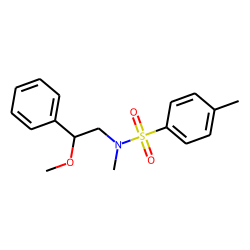 N-(2-Hydroxy-2-phenyl-ethyl)-4-methyl-benzenesulfonamide, N,O-dimethyl-