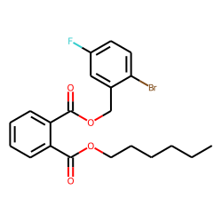 Phthalic acid, 2-bromo-5-fluorobenzyl hexyl ester