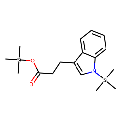 1H-Indole-3-propanoic acid, 1-(trimethylsilyl)-, trimethylsilyl ester