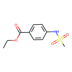 Benzoic acid, p-(methylsulfonamido)-, ethyl ester