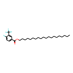 4-Fluoro-3-trifluoromethylbenzoic acid, eicosyl ester