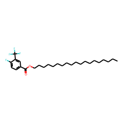 4-Fluoro-3-trifluoromethylbenzoic acid, nonadecyl ester