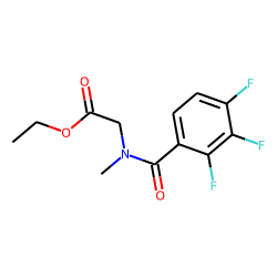 Sarcosine, N-(2,3,4-trifluorobenzoyl)-, ethyl ester