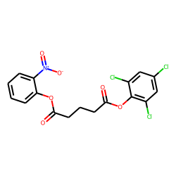 Glutaric acid, 2,4,6-trichlorophenyl 2-nitrophenyl ester