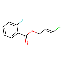 2-Fluorobenzoic acid, 3-chloroprop-2-enyl ester