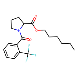 L-Proline, N-(2-trifluoromethylbenzoyl)-, hexyl ester