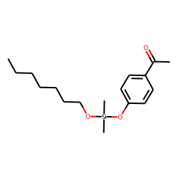 Silane, dimethyl(4-acetylphenoxy)heptyloxy-