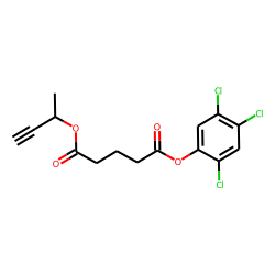 Glutaric acid, but-3-yn-2-yl 2,4,5-trichlorophenyl ester