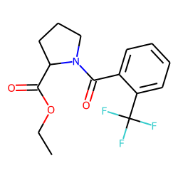 L-Proline, N-(2-trifluoromethylbenzoyl)-, ethyl ester