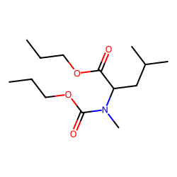 L-Leucine, N-methyl-N-propoxycarbonyl-, propyl ester