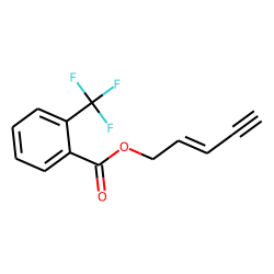 2-Trifluoromethylbenzoic acid, pent-2-en-4-ynyl ester
