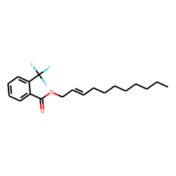 2-Trifluoromethylbenzoic acid, undec-2-enyl ester