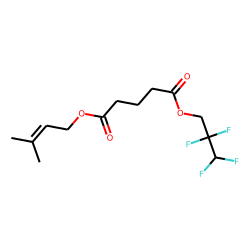 Glutaric acid, 3-methylbut-2-en-1-yl 2,2,3,3-tetrafluoropropyl ester