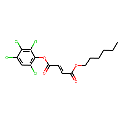 Fumaric acid, hexyl 2,3,4,6-tetrachlorophenyl ester