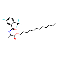 D-Alanine, N-(5-fluoro-2-trifluoromethylbenzoyl)-, dodecyl ester