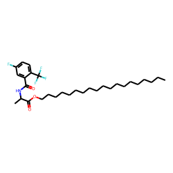D-Alanine, N-(5-fluoro-2-trifluoromethylbenzoyl)-, nonadecyl ester