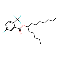 5-Fluoro-2-trifluoromethylbenzoic acid, 6-tridecyl ester