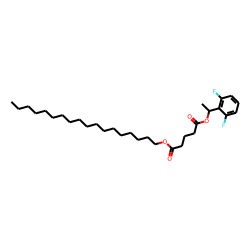 Glutaric acid, 1-(2,6-difluorophenyl)ethyl octadecyl ester