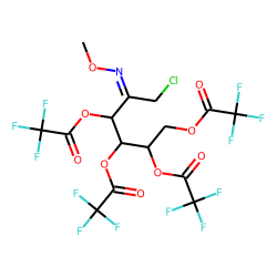 1-Chloro-1-deoxyfructose, tetrakis(trifluoroacetate), methyloxime