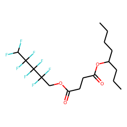 Succinic acid, 2,2,3,3,4,4,5,5-octafluoropentyl 4-octyl ester