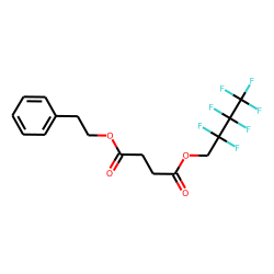 Succinic acid, phenethyl 2,2,3,3,4,4,4-heptafluorobutyl ester