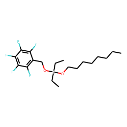 Silane, diethyloctyloxy(pentafluorobenzyloxy)-