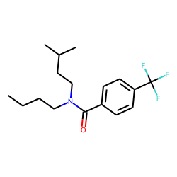 Benzamide, 4-(trifluoromethyl)-N-butyl-N-3-methylbutyl-