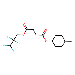 Succinic acid, 2,2,3,3-tetrafluoropropyl cis-4-methylcyclohexyl ester