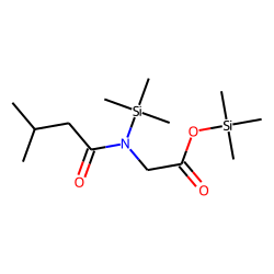 Glycine, N-(3-methyl-1-oxobutyl)-N-(trimethylsilyl)-, trimethylsilyl ester